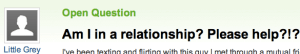 am i in a relationship