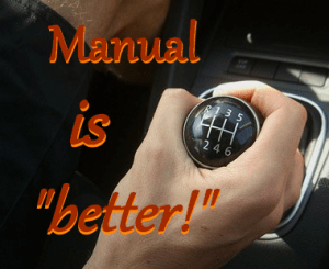 manual is better
