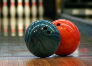 2 bowling balls