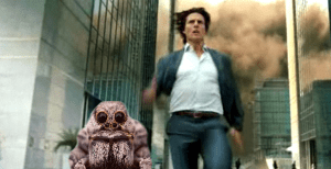 tom cruise running with spider