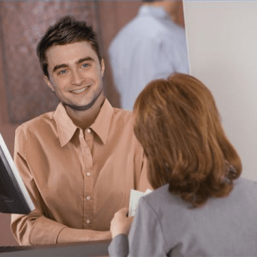 Guy who looks like Daniel Radcliffe happily accepts praise intended for Daniel&nbsp;Radcliffe