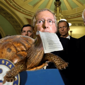 Mitch McConnell Emerges From Shell With Massive Cut To Medicaid, Tax Cut For&nbsp;Rich